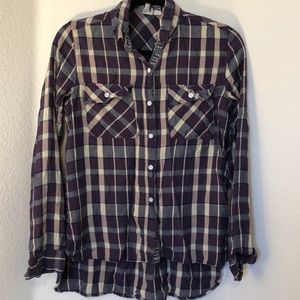 Roxy Plaid Top
